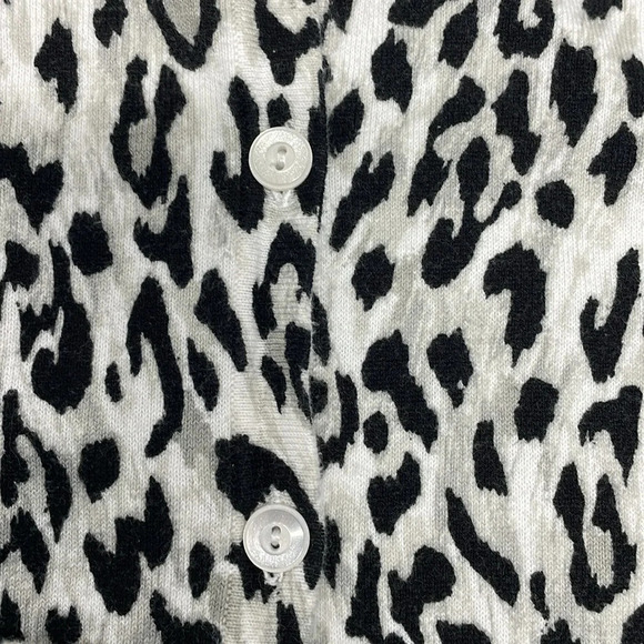 CJ Banks Cardigan Sweater Leopard Print 3/4 Sleeve 1X - Picture 12 of 14